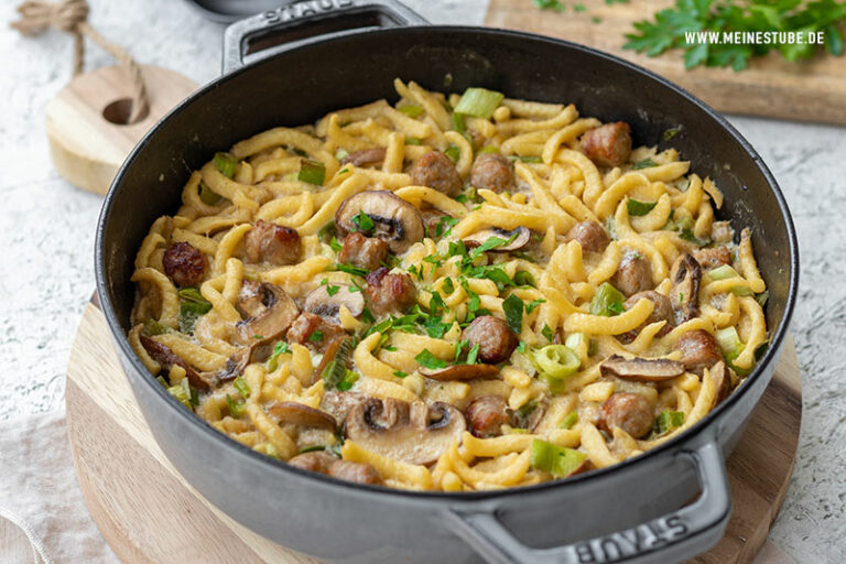 Spätzle-Bratwurst-Auflauf, rezepte.site